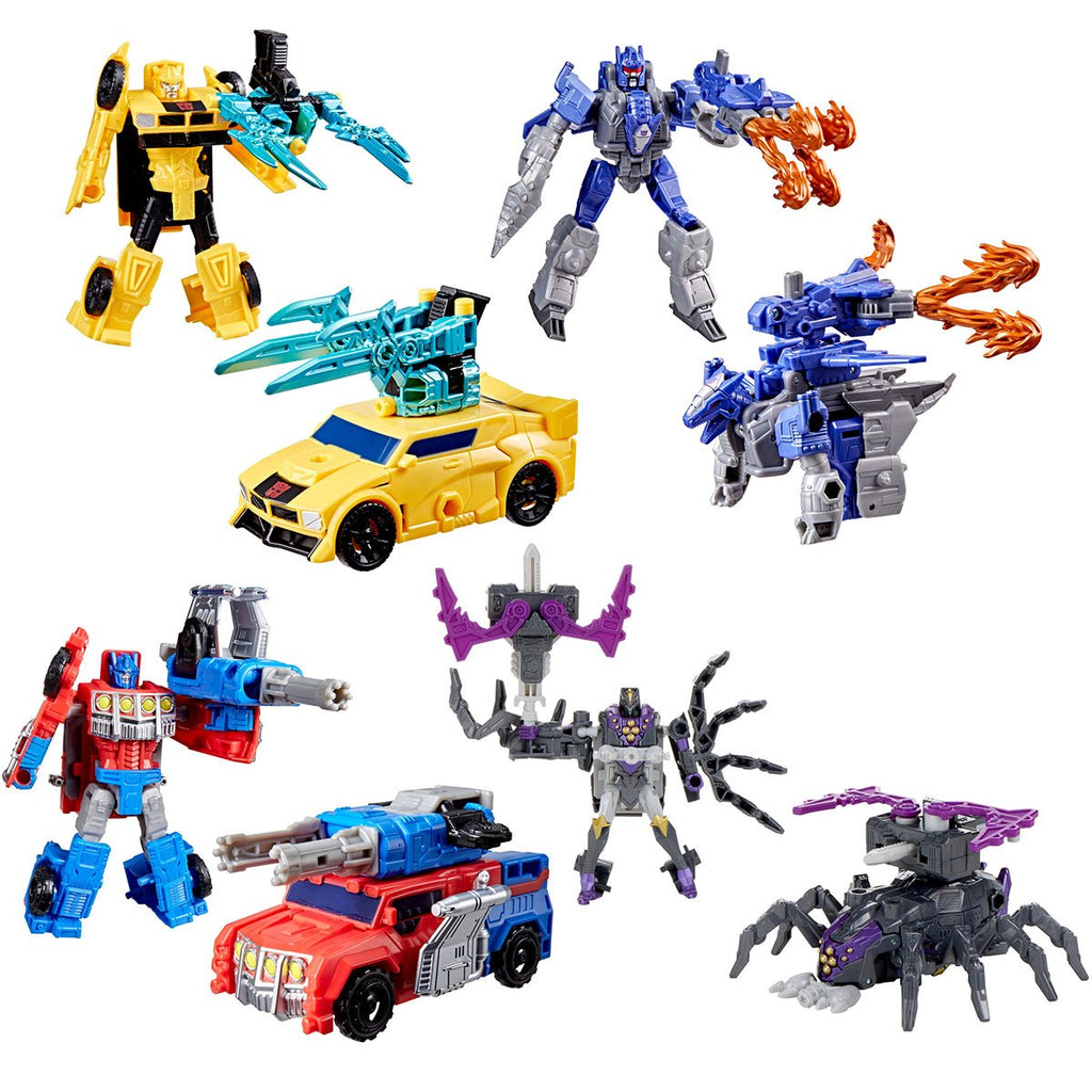 Transformers Cyberworld Armored Cyber Change Wave 3 Set of 4