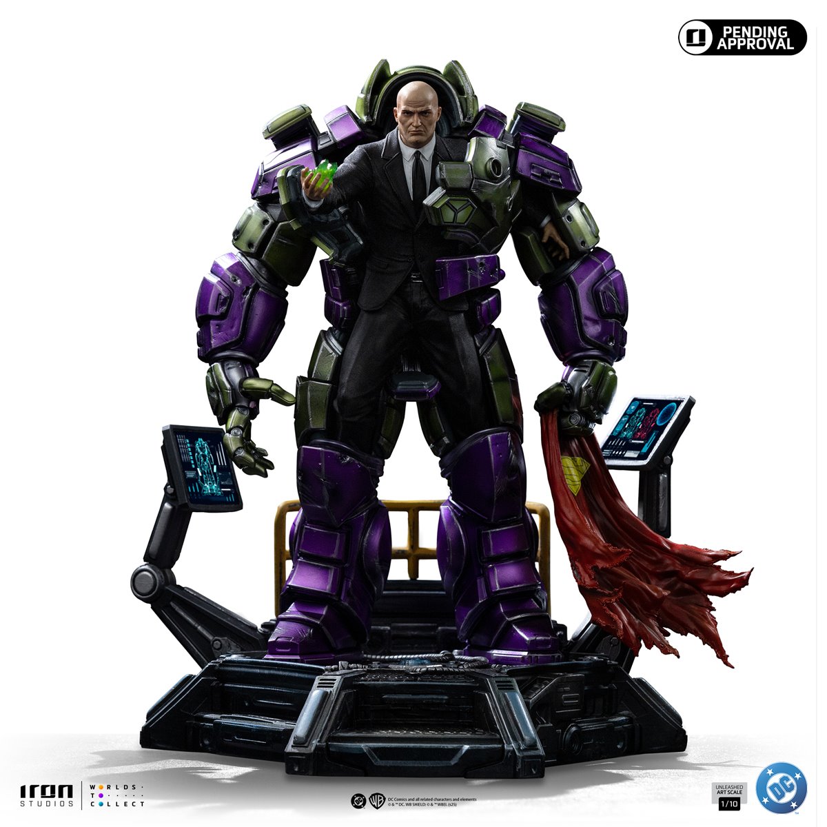 DC Comics Lex Luthor Unleashed Deluxe 1:10 Art Scale Statue