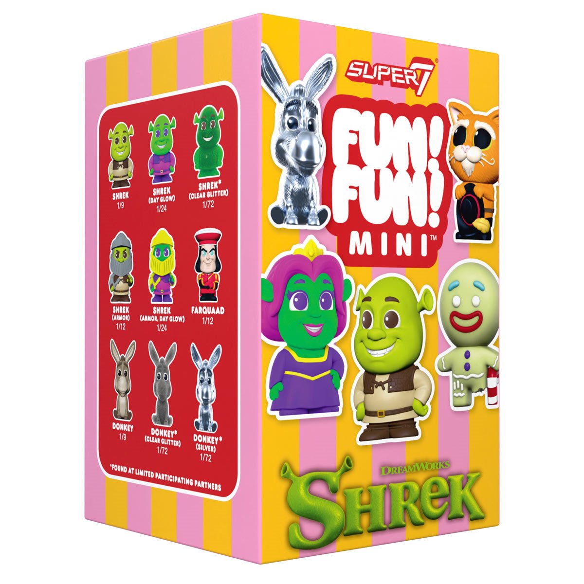 Shrek FUN! FUN! Mini-Figures Wave 1 Mystery Box Case of 9