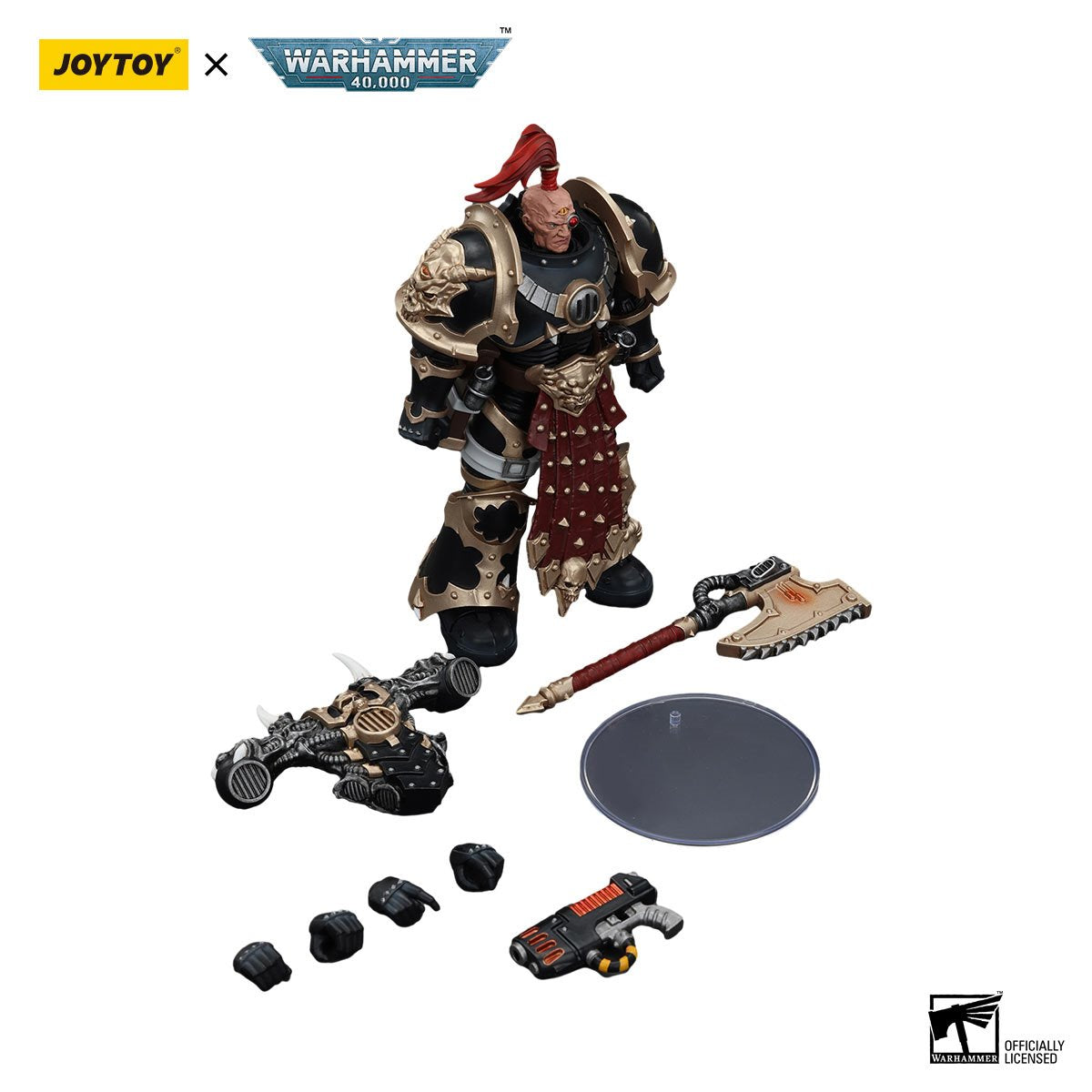 Joy Toy Warhammer 40,000 Chaos Space Marines Black Legion Chosen Power Axe 1:18 Scale Action Figure