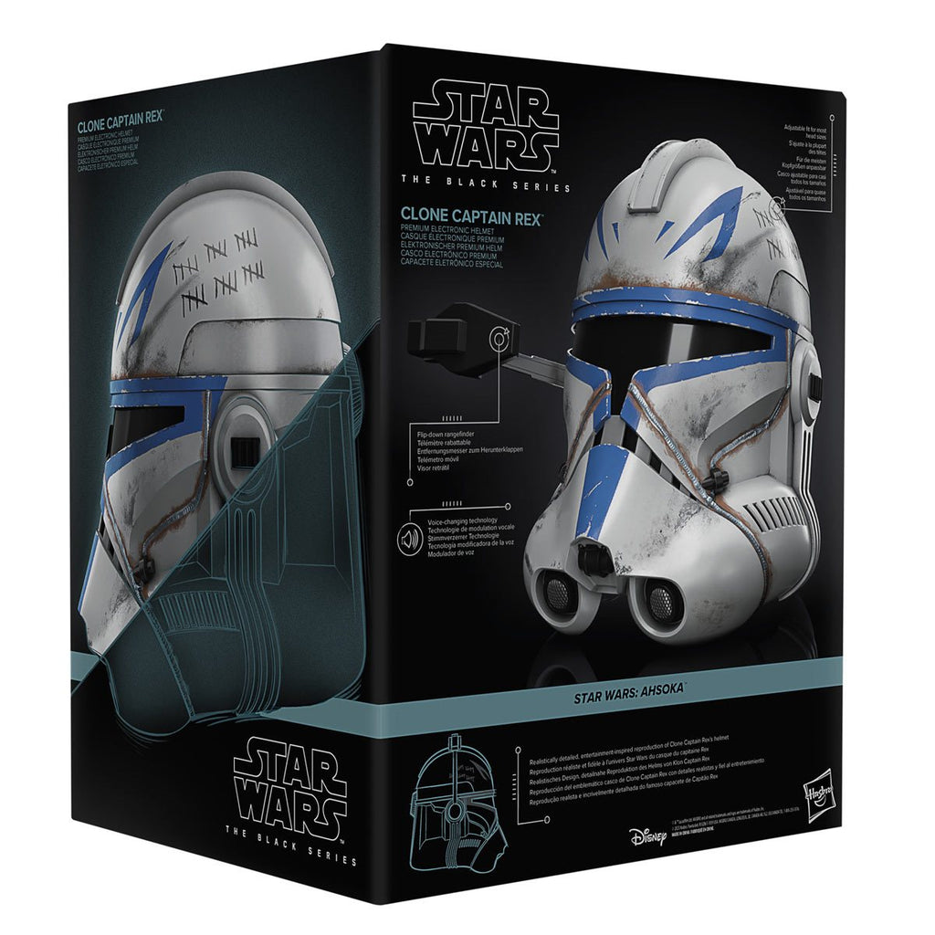 Star Wars The Black Series Captain Rex Premium Electronic Helmet Prop Replica