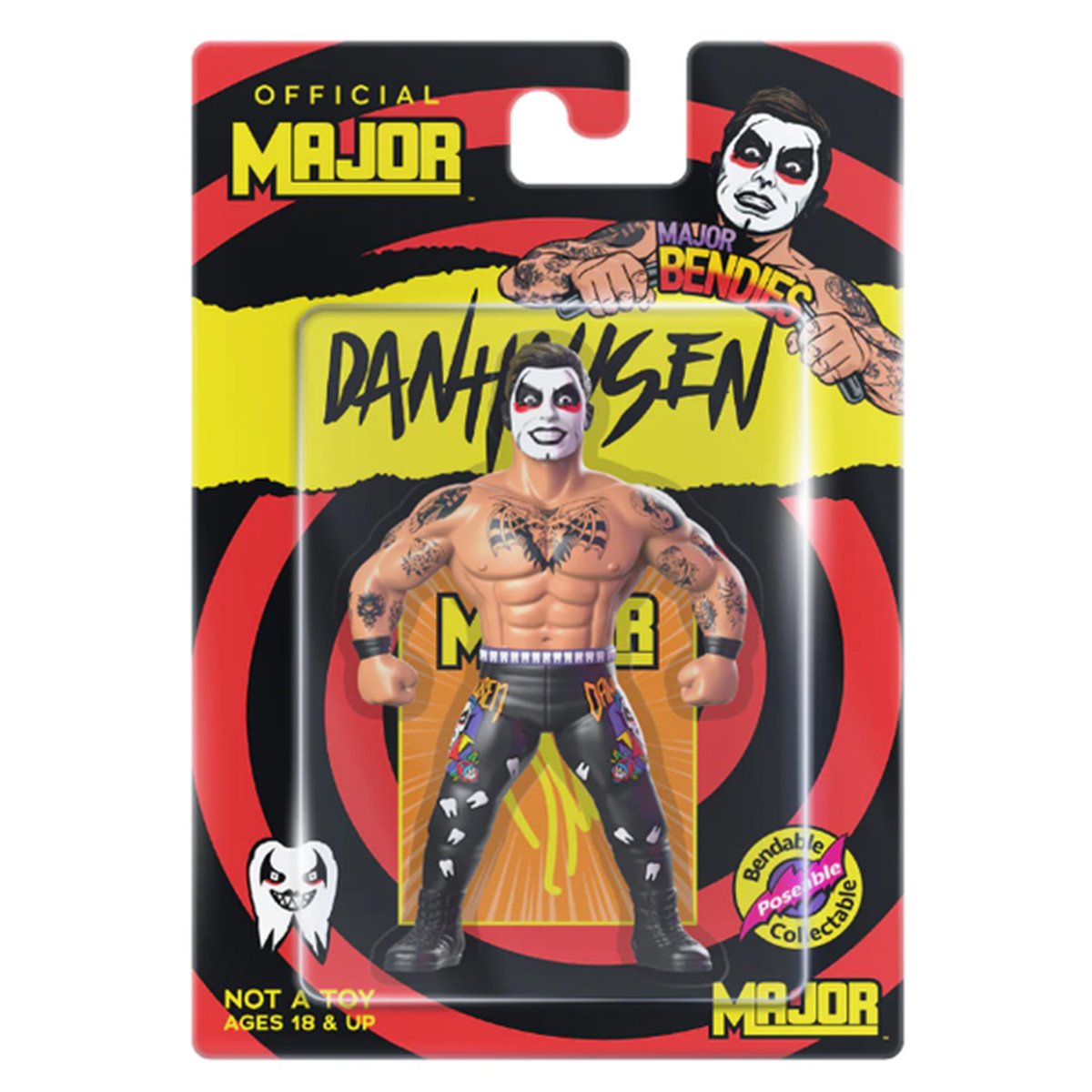 Major Big Rubber Guys Danhausen Posed Figure