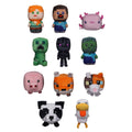 Minecraft Plush Bag Clip Random 6-Pack