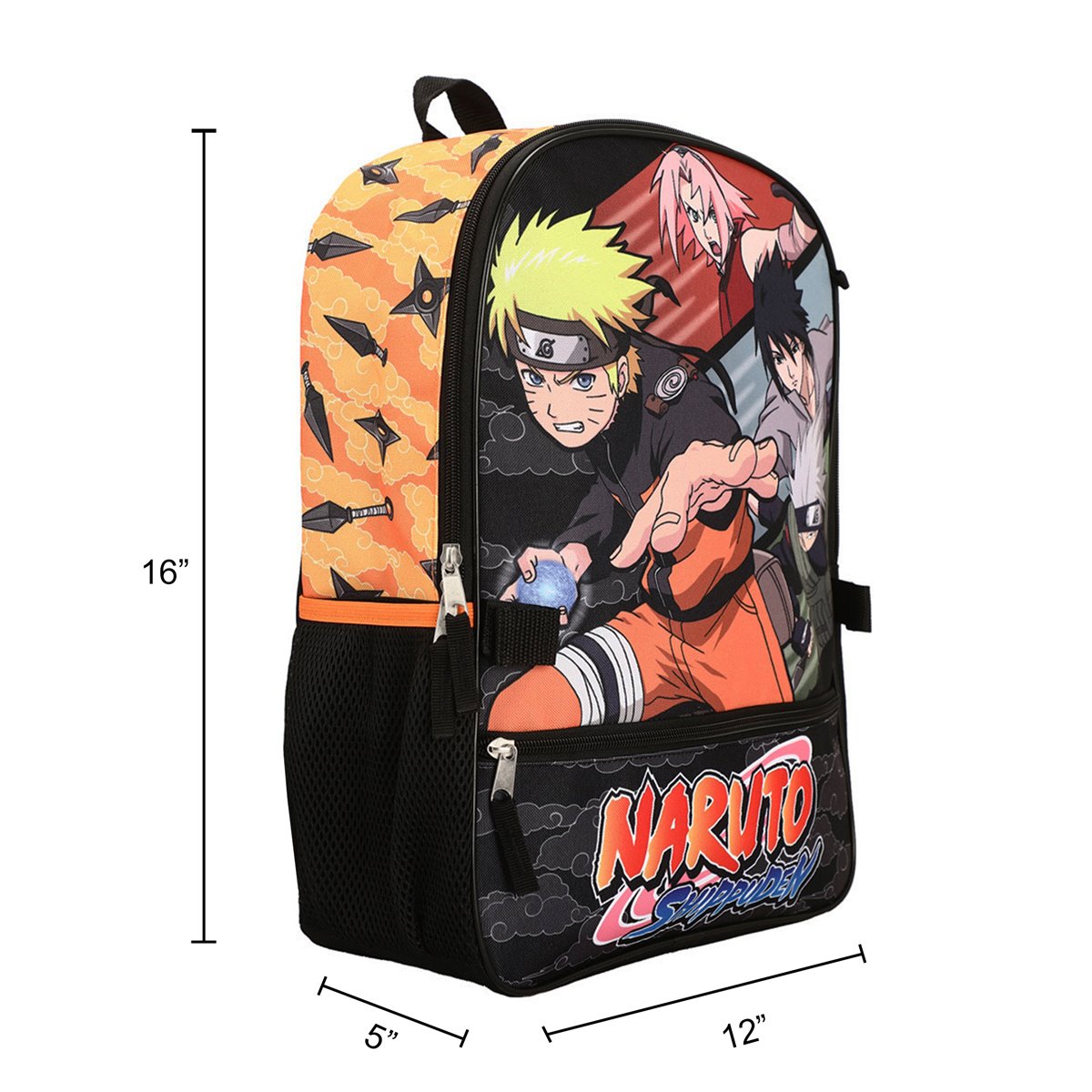 Naruto Shippuden Backpack 5-Piece Set