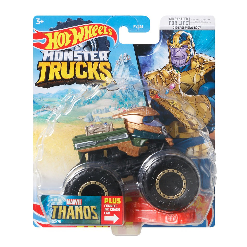 Hot Wheels Monster Trucks 1:64 Scale Vehicle Mix 9 Case of 8