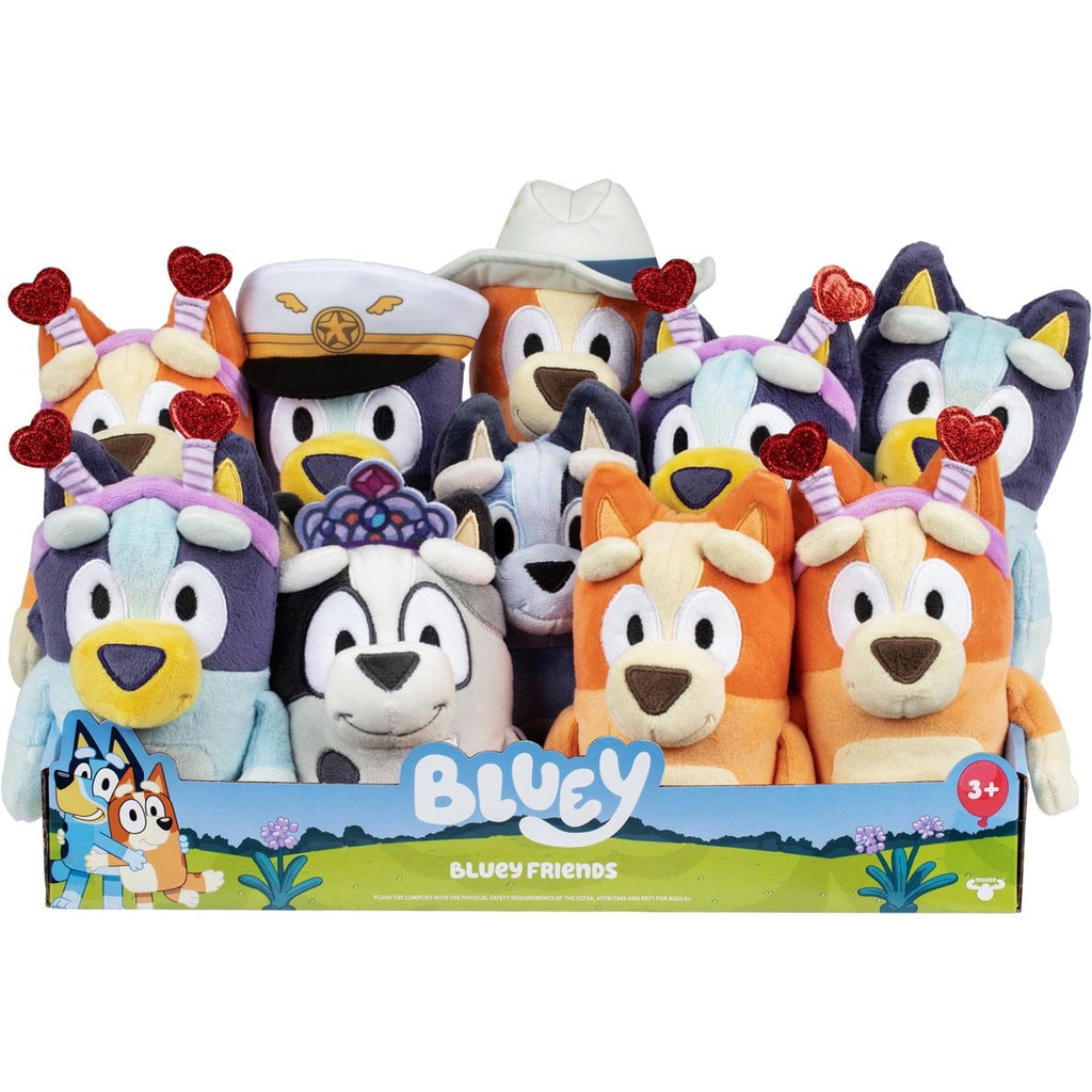 Bluey Series 12 Plush Display Case of 10