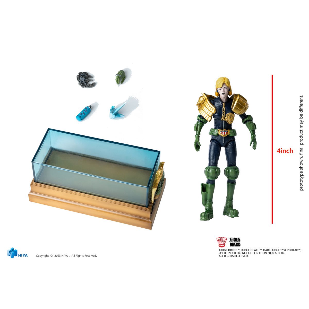Judge Dredd Judge Anderson Hall of Heroes Exquisite Mini Series 1:18 Scale Action Figure