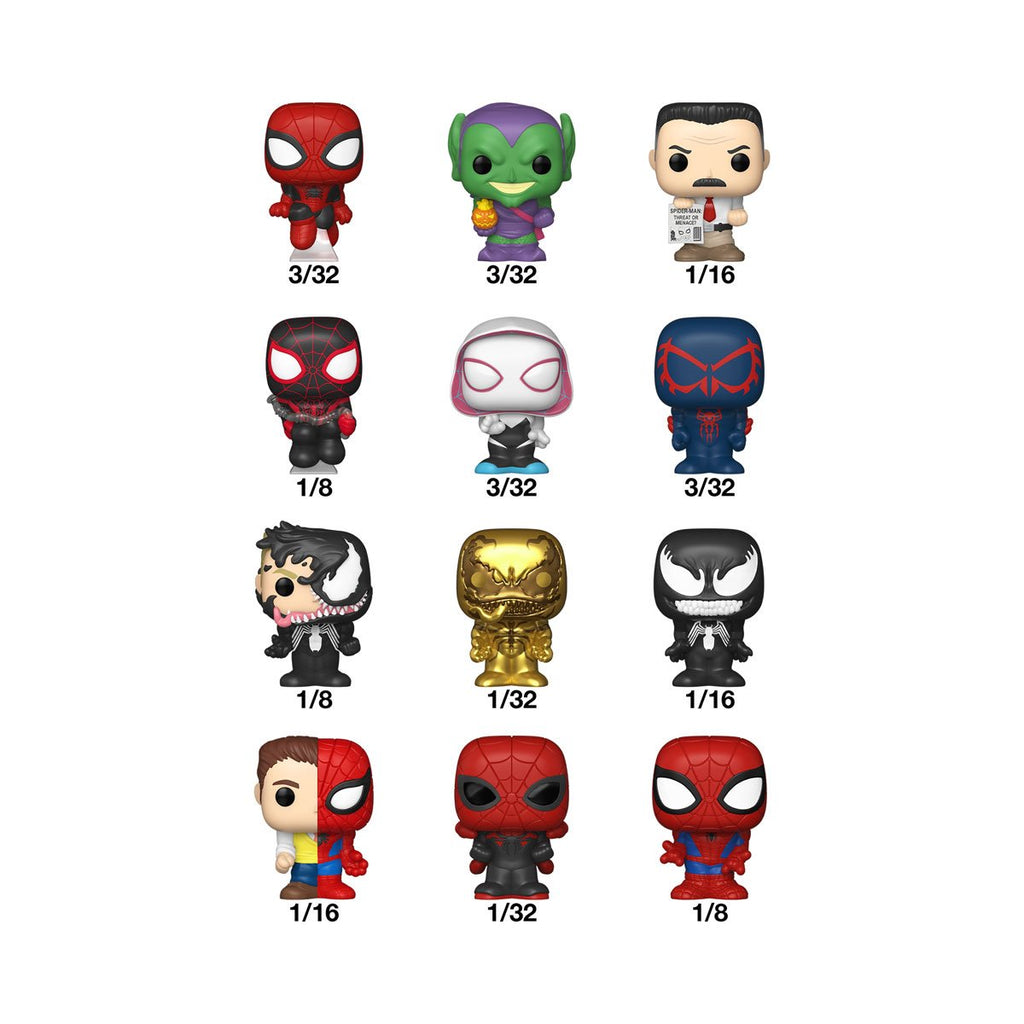 Spider-Man Funko Bitty Pop! Mini-Figure Singles - Random 8-Pack