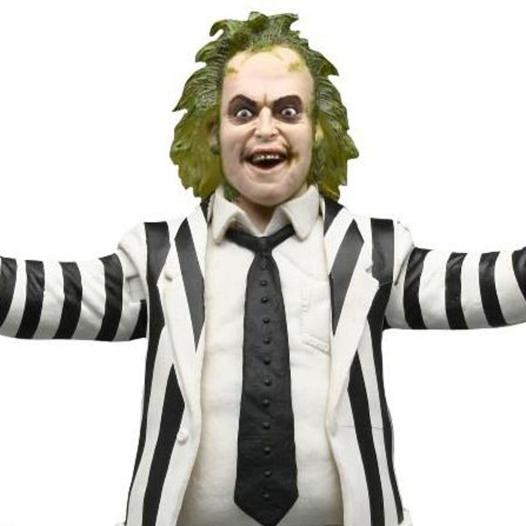 Beetlejuice (1988) Black and White Striped Suit 7-Inch Scale Action Figure