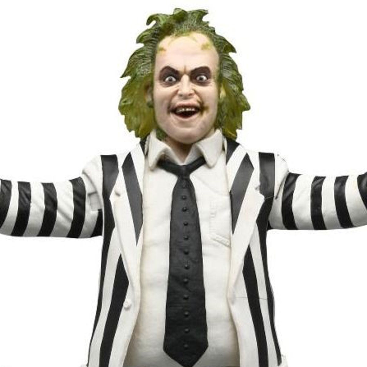 Beetlejuice (1988) Black and White Striped Suit 7-Inch Scale Action Figure