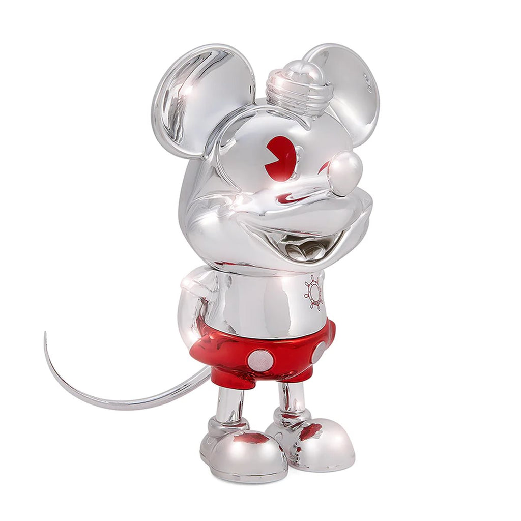 Disney 100 Mickey Mouse Sailor M. Silver-and-Red Electroplate Version 8-Inch Collectible Vinyl Figure - Limited Edition