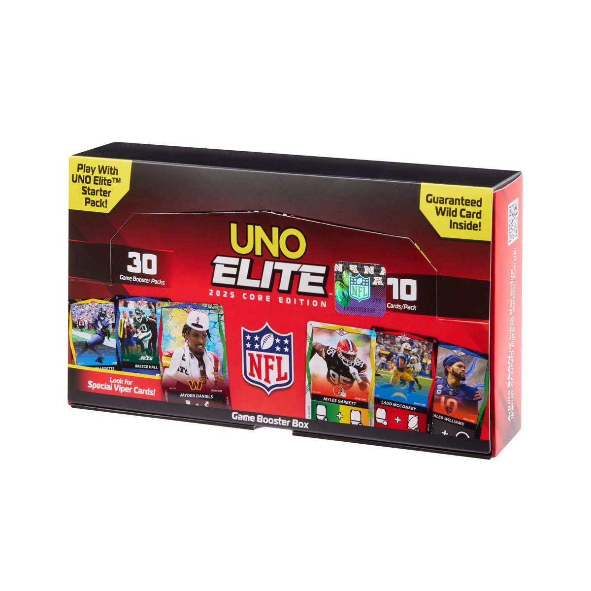 UNO Elite NFL 2025 Core Edition Game Booster Box Set