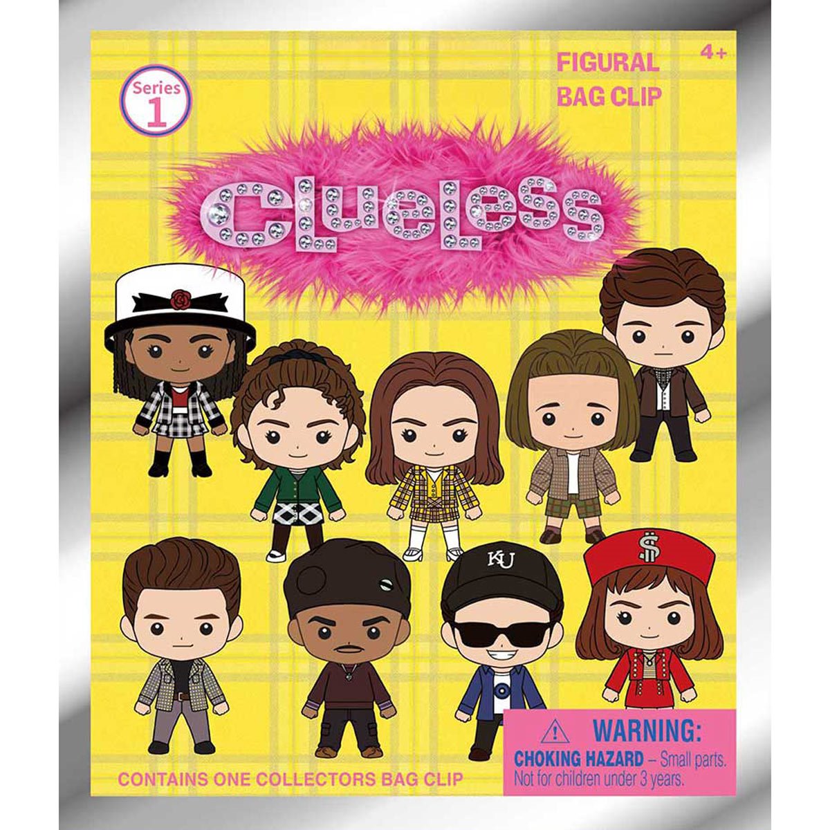 Clueless 30th Anniversary 3D Foam Bag Clip Display Case of 24