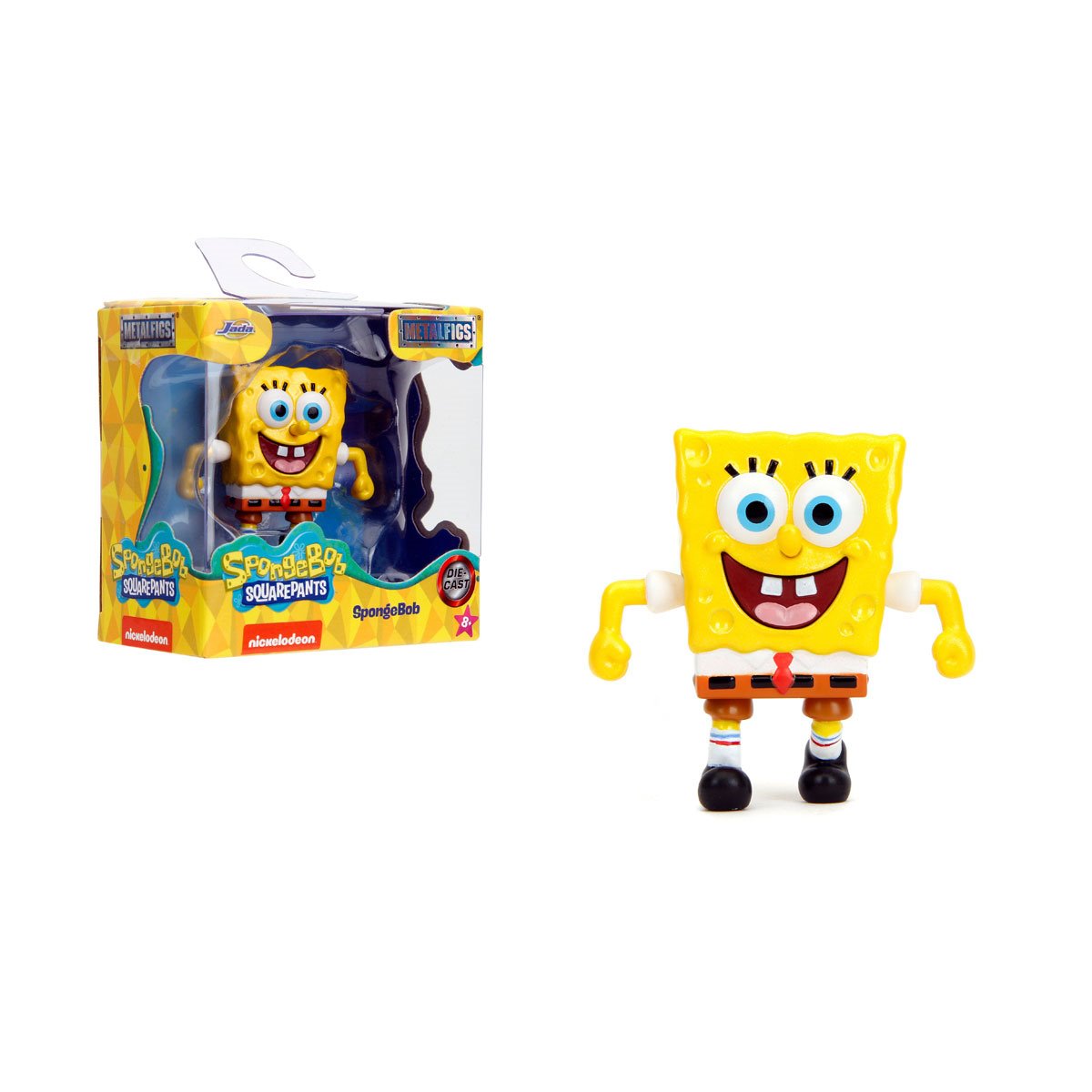SpongeBob SquarePants Wave 1 MetalFigs 2 1/2-Inch Die-Cast Metal Mini-Figure Set of 4
