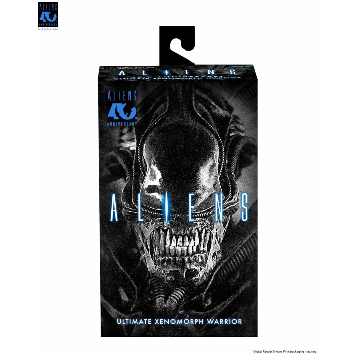 Aliens Ultimate Warrior Xenomorph (black) 40th Anniversary 7-Inch Scale Action Figure