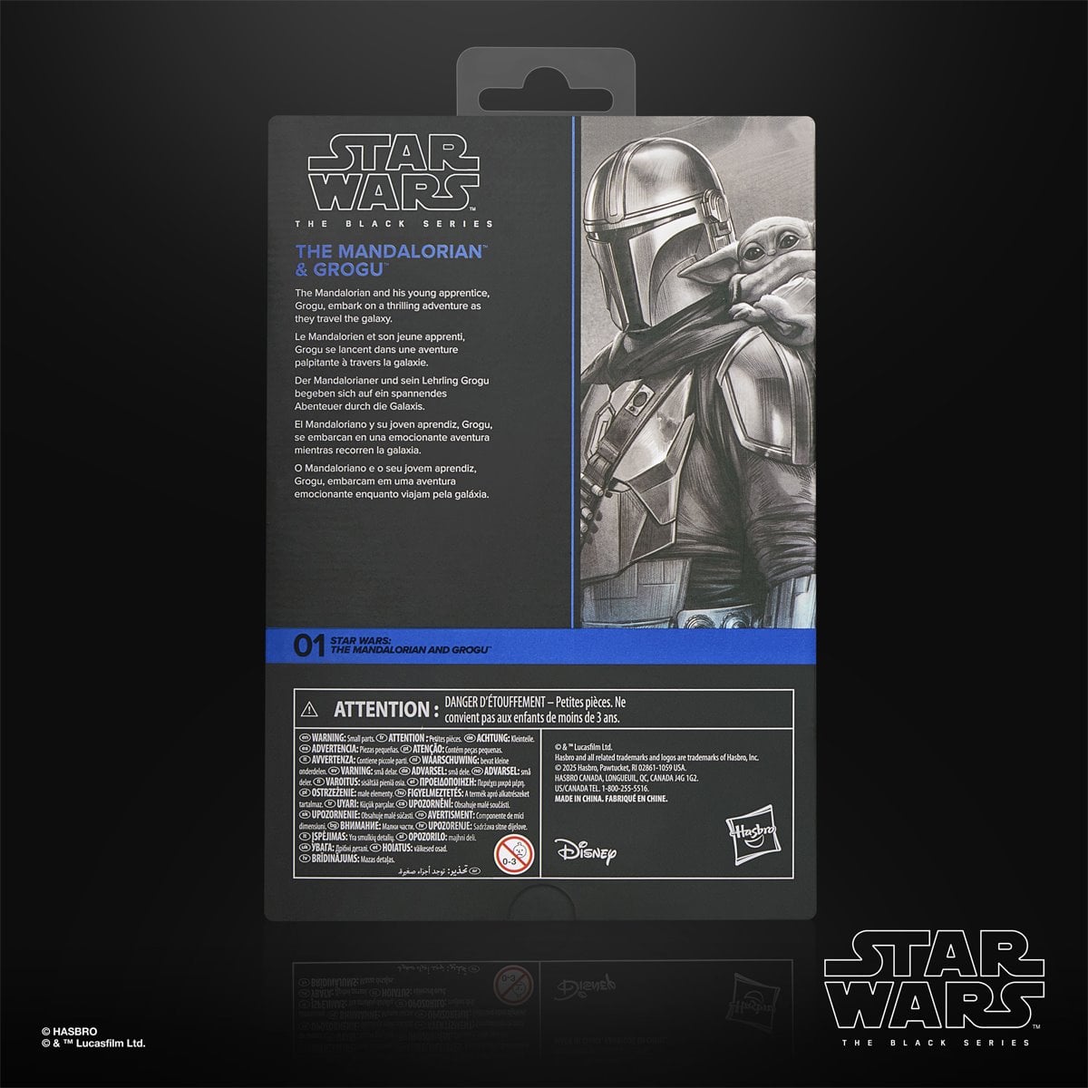 Star Wars The Black Series The Mandalorian & Grogu Deluxe 6-Inch Action Figure