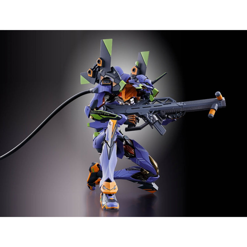 Evangelion Test Type-01 30th Anniversary with Spear Gaius Metal Build Action Figure