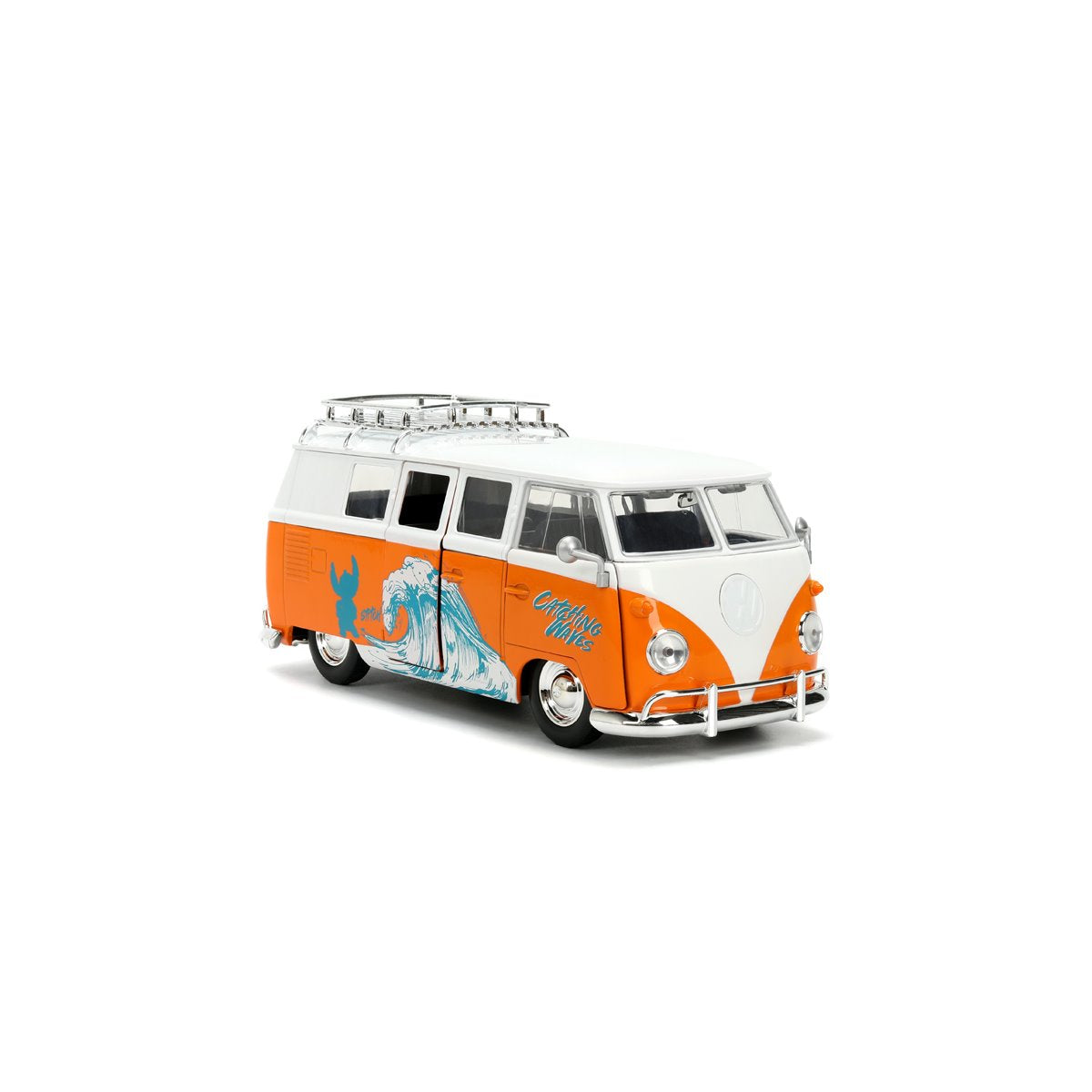 Hollywood Rides Lilo & Stitch 1961 Volkswagen Bus 1:24 Scale Die-Cast Metal Vehicle with Stitch Figure