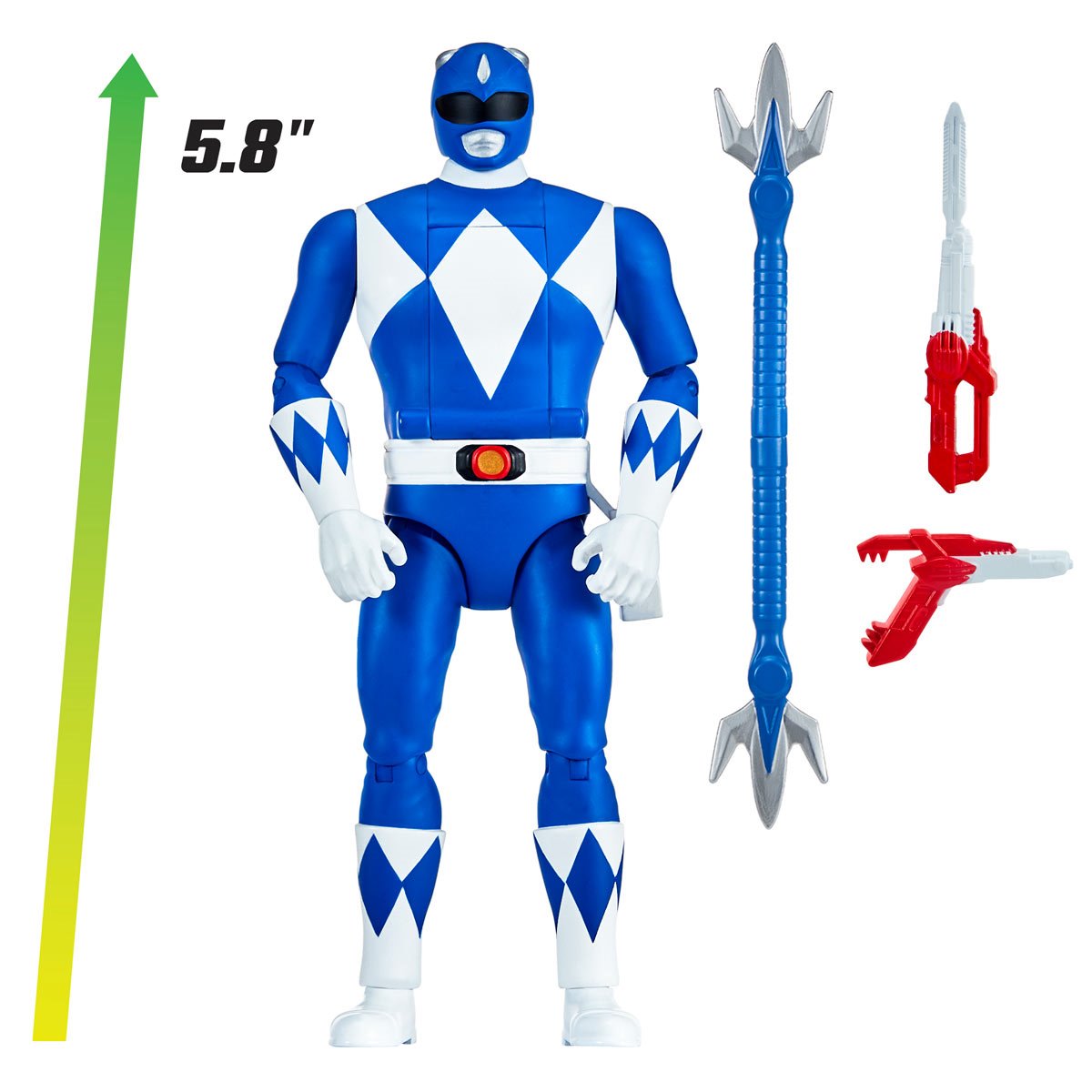 Mighty Morphin Power Rangers: Re-Ignition Auto Morphin Blue Ranger Action Figure