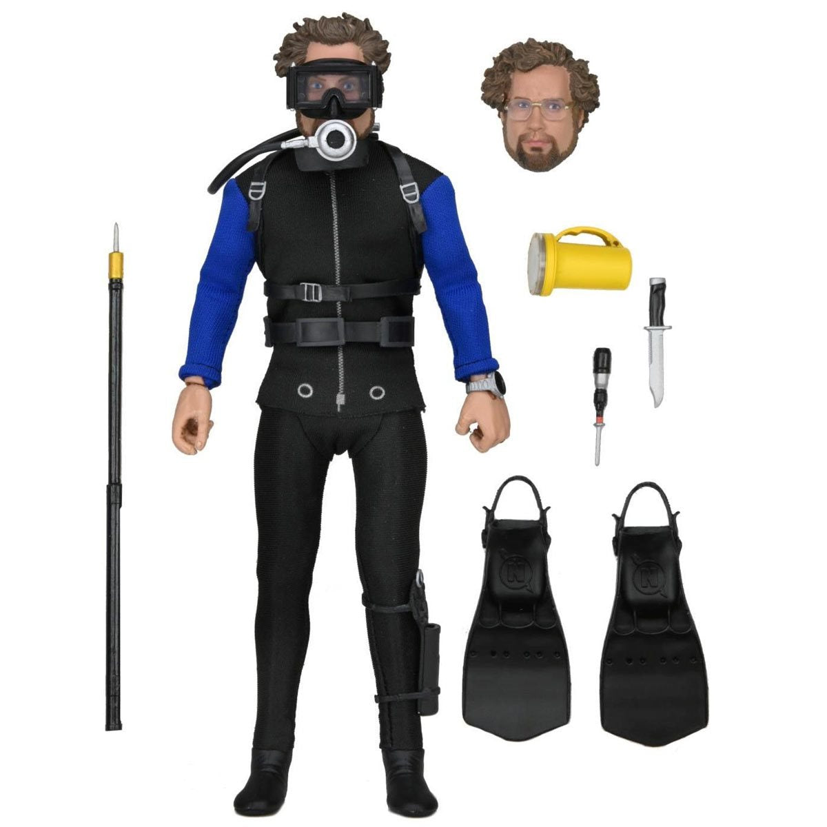 Jaws Matt Hooper Shark Cage 8-Inch Scale Clothed Action Figure