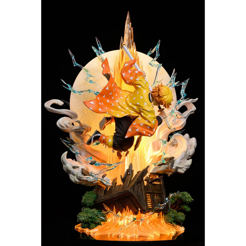 Demon Slayer Zenitsu Agatsuma Light-Up Resin 1:5 Scale Statue