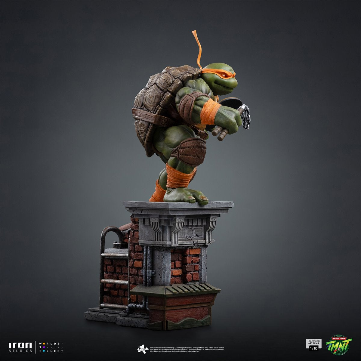 Teenage Mutant Ninja Turtles Michelangelo Unleashed 1:10 Art Scale Limited Edition Statue