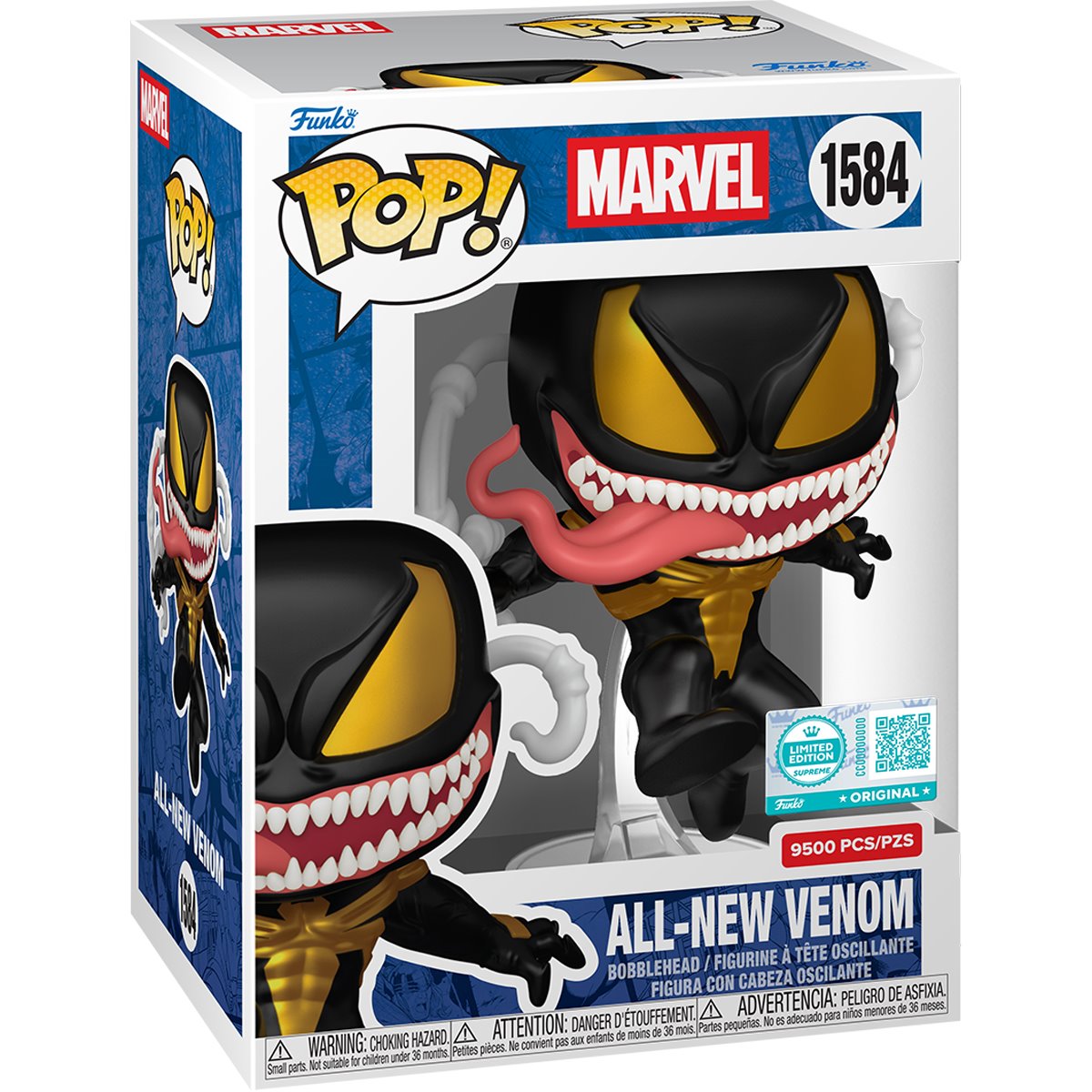 Marvel All-New Venom Funko Pop! Vinyl Figure #1584 - Entertainment Earth Exclusive