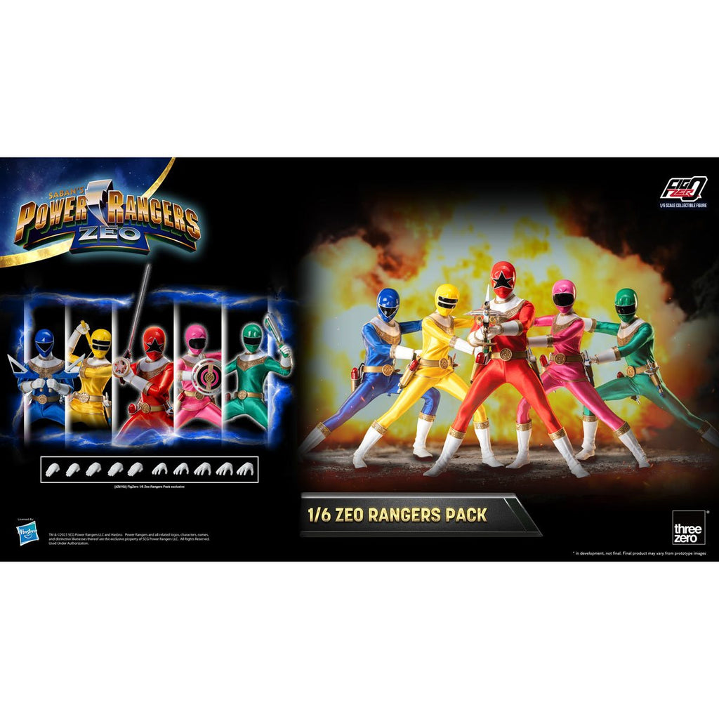 Power Rangers Zeo Rangers FigZero 1:6 Scale Action Figure 5-Pack