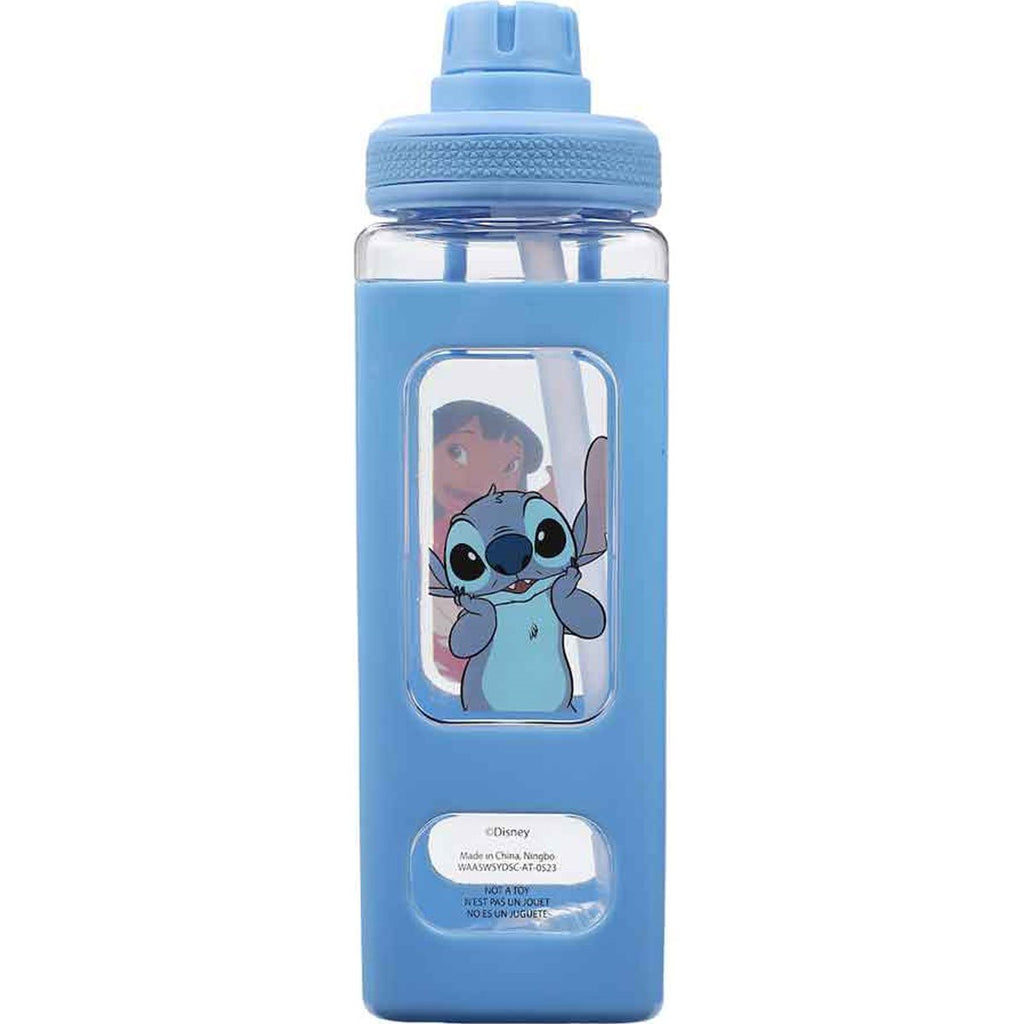 Lilo & Stitch 24 oz. Square Silicone Sleeve Water Bottle