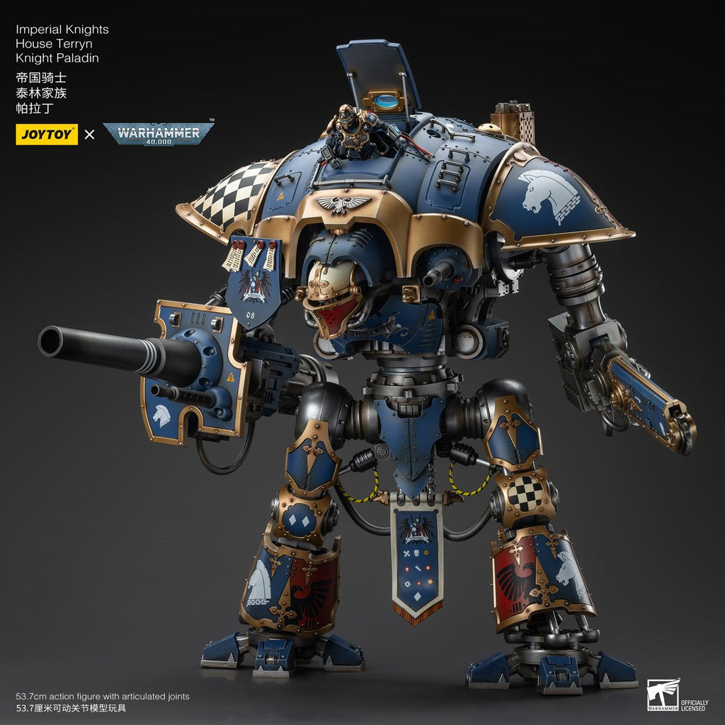 Joy Toy Warhammer 40,000 Imperial Knights House Terryn Knight Paladin 1:18 Scale Action Figure