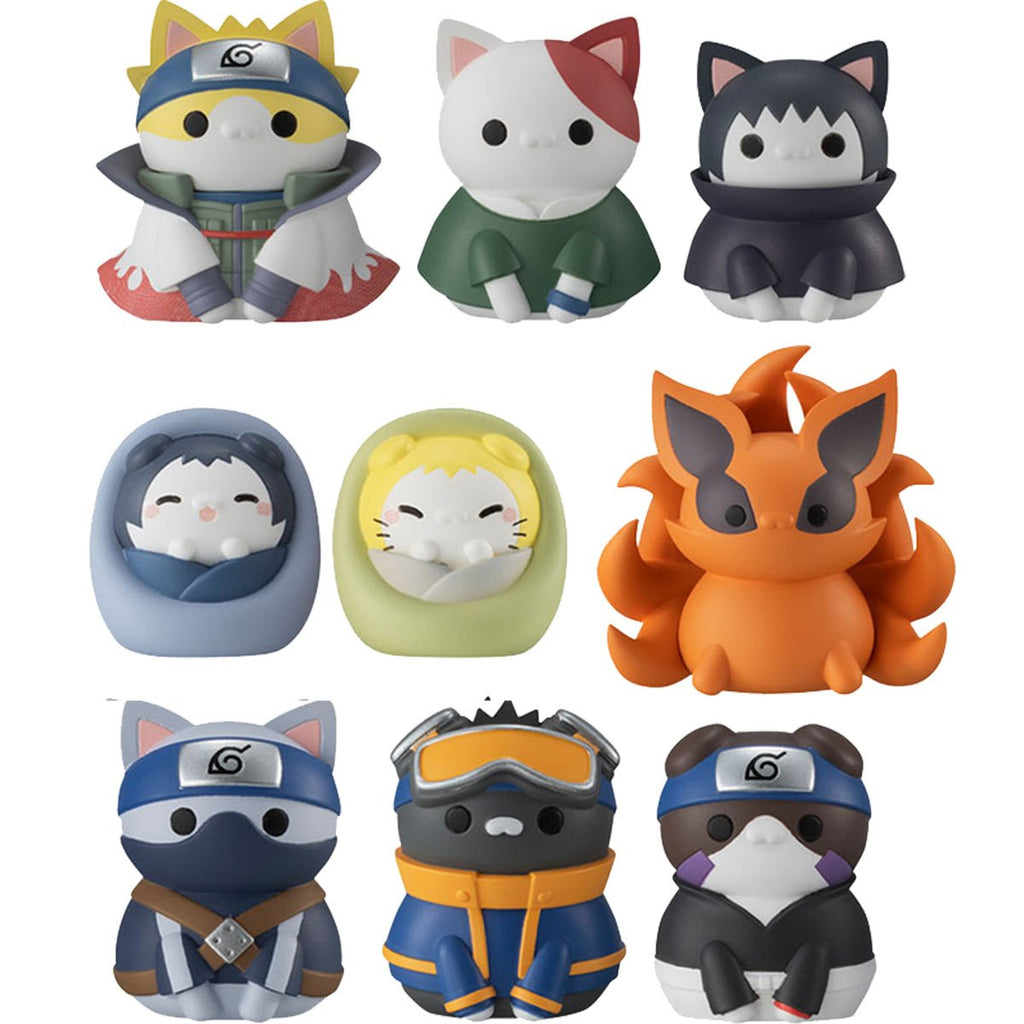 Naruto: Shippuden Nyaruto! Once Upon A Time In Konoha Village Mega Cat Project Mini-Figure Case of 8 - Repeat