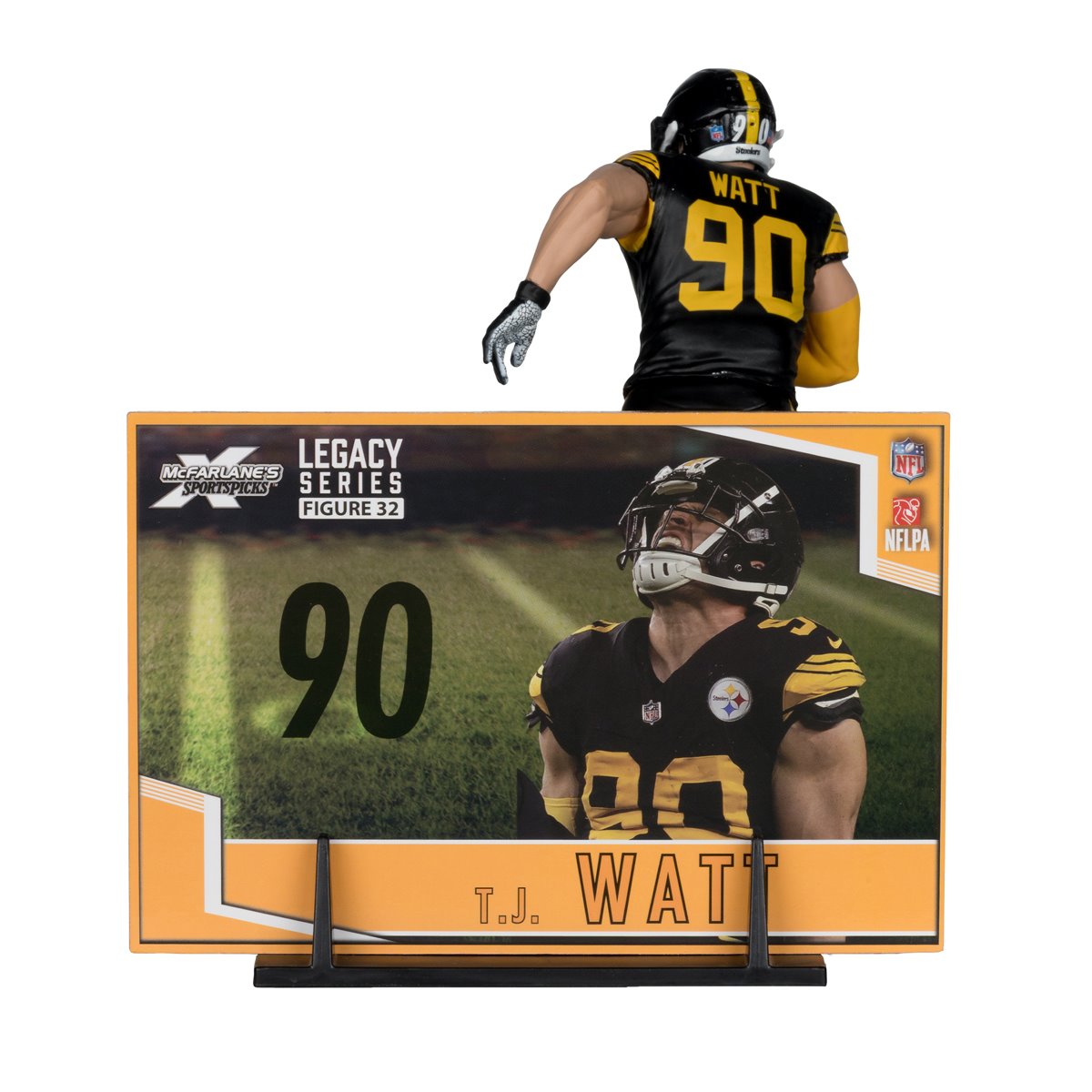 NFL SportsPicks 2025 Pittsburgh Steelers T.J. Watt 7-Inch Scale Posed Figure