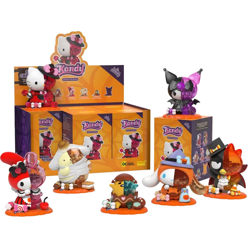 Sanrio x Kandy Series 2 Series 4 Spooky Fun Edition Featuring Freeny Mini-Figure Display Tray of 6