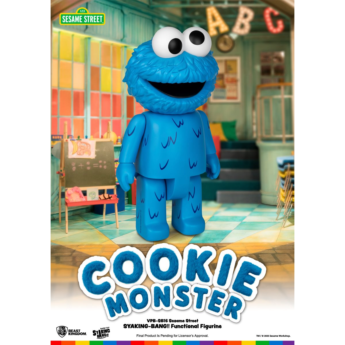 Sesame Street Cookie Monster VPB-SB16 Syaking-Bang!! Piggy Bank