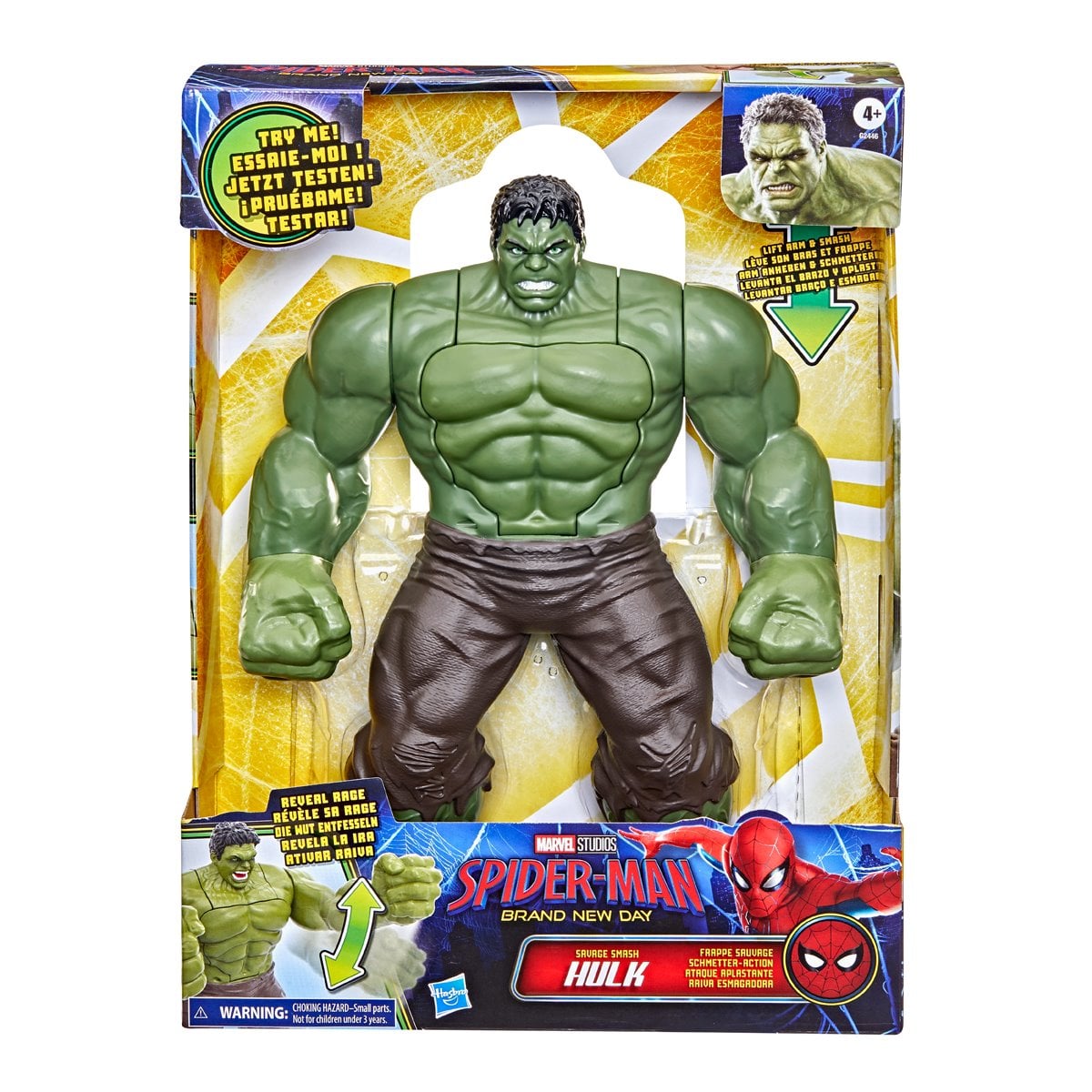 Spider-Man Brand New Day Savage Smash Hulk Action Figure