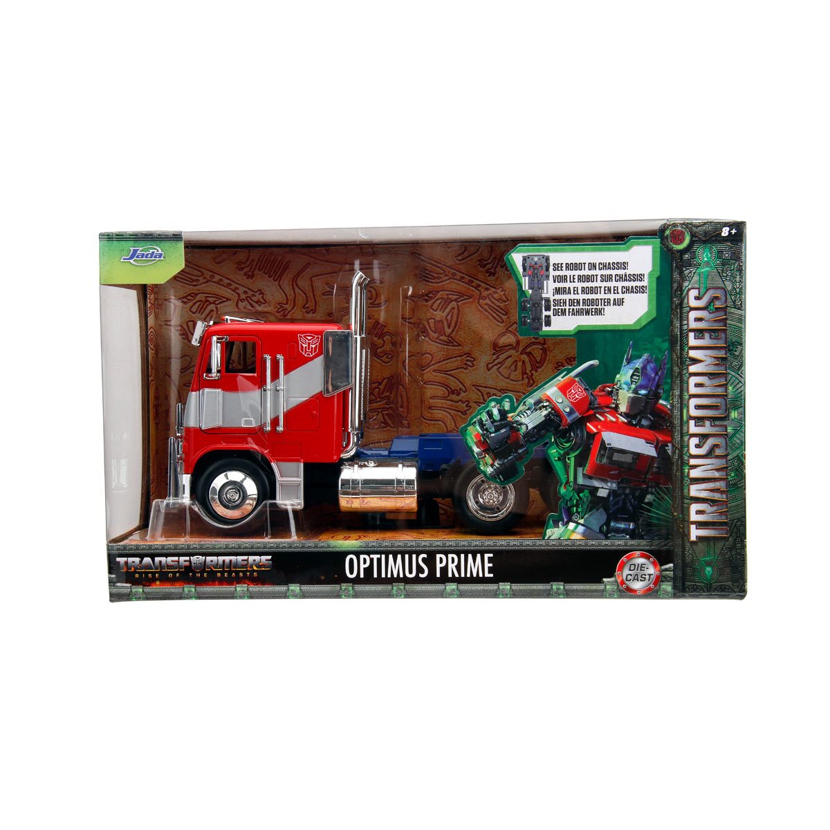 Hollywood Rides Transformers: Rise of the Beasts Optimus Prime 1:24 Scale Die-Cast Metal Vehicle