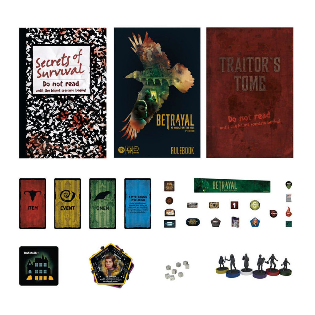Betrayal at the House on the Hill 3rd Edition Cooperative Board Game