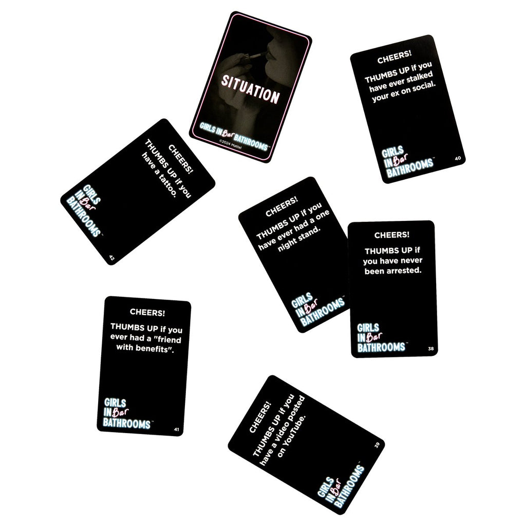 Girls in Bar Bathrooms Card Game