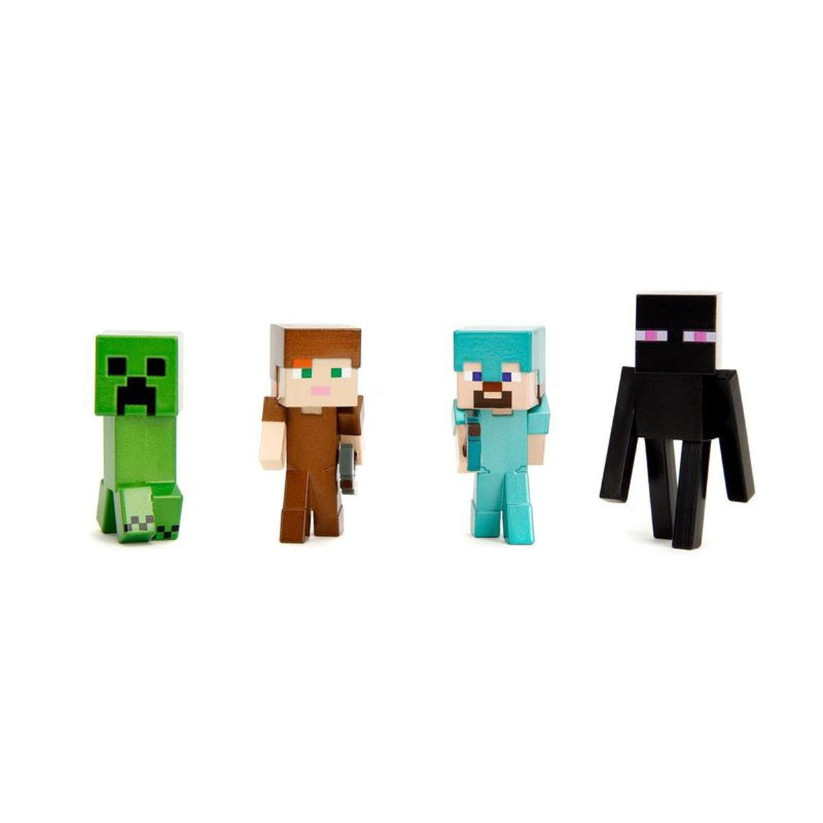 Minecraft Wave 4 MetalFigs 2 1/2-Inch Die-Cast Metal Mini-Figure Set of 4
