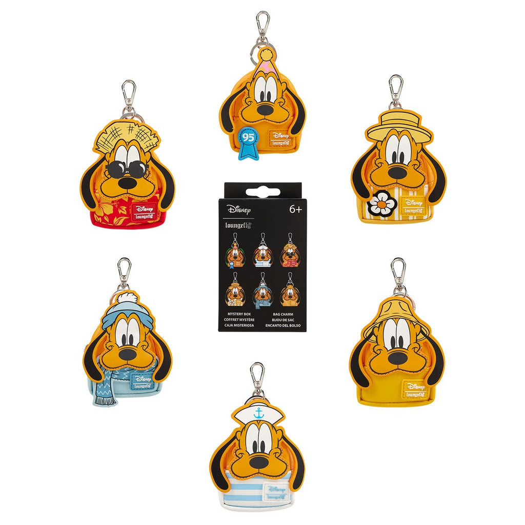 Disney Pluto 95th Anniversary Mini-Backpack Mystery Box Bag Charm Random 1 Pack