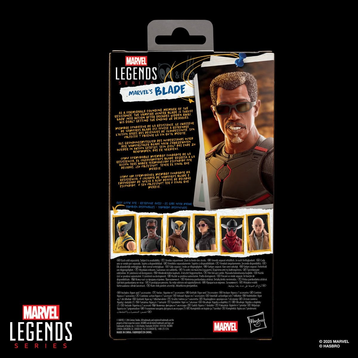 Deadpool & Wolverine Marvel Legends Blade 6-Inch Action Figure