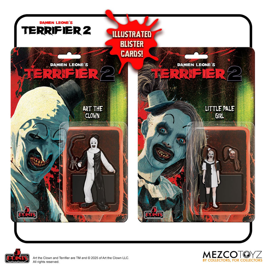 Terrifier 2 5 Points Action Figures Set of 2