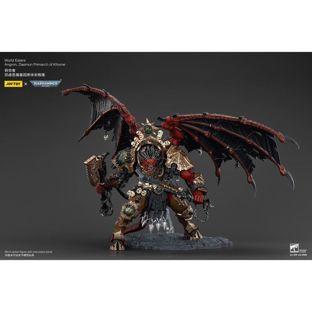 Joy Toy Warhammer 40,000 World Eaters Angron Daemon Primarch of Khorne 1:18 Scale Action Figure