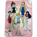 Sailor Moon Star S Main Character Group Throw Blanket