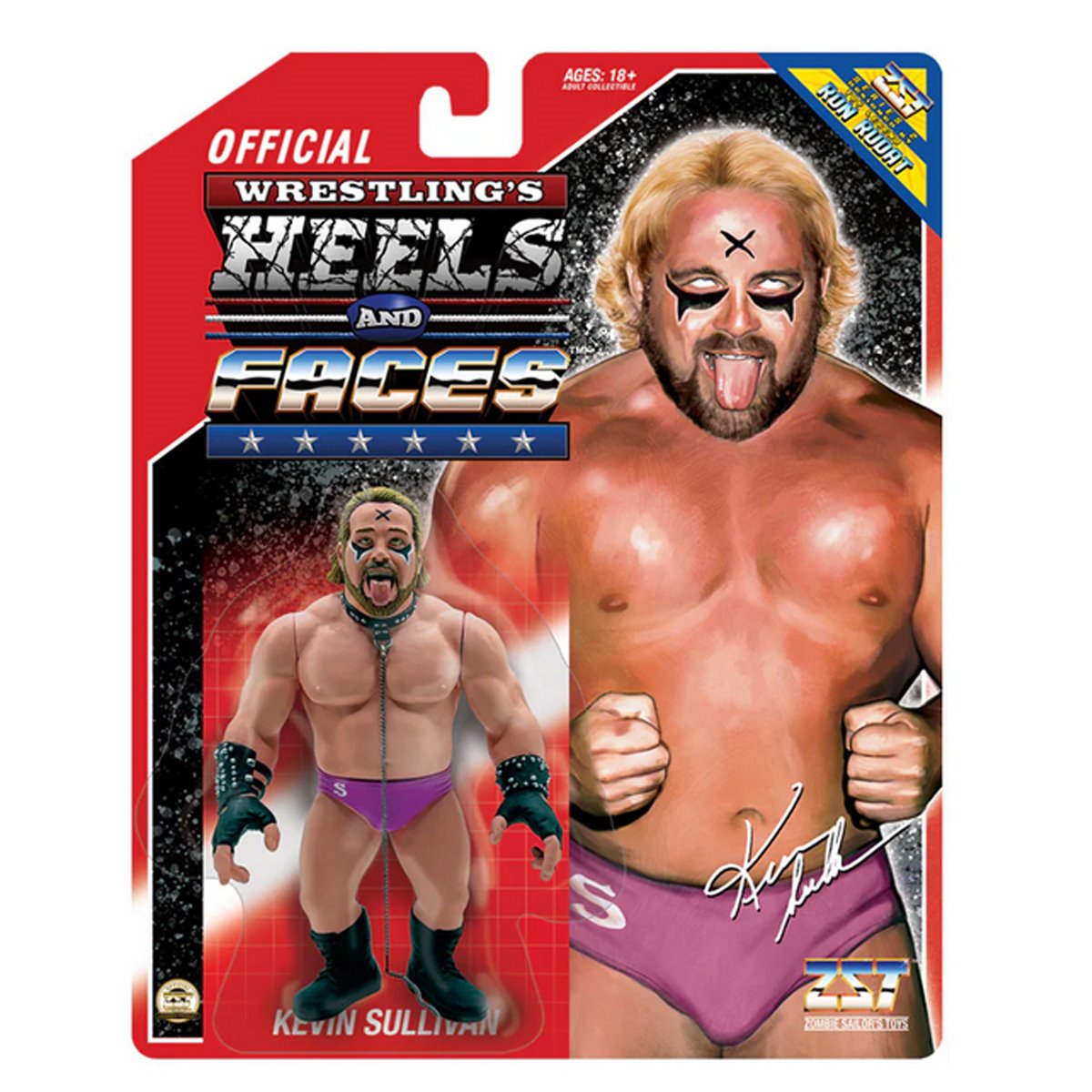 Wrestling's Heels and Faces Kevin Sullivan 4 1/2-Inch Scale Action Figure