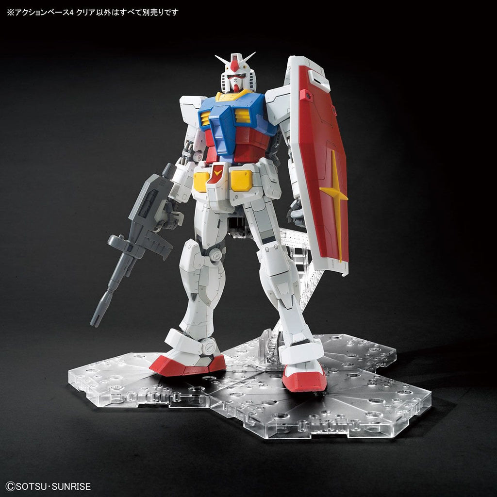 Action Base 4 Clear 1:100 Scale Gundam Model Kit Display Stand