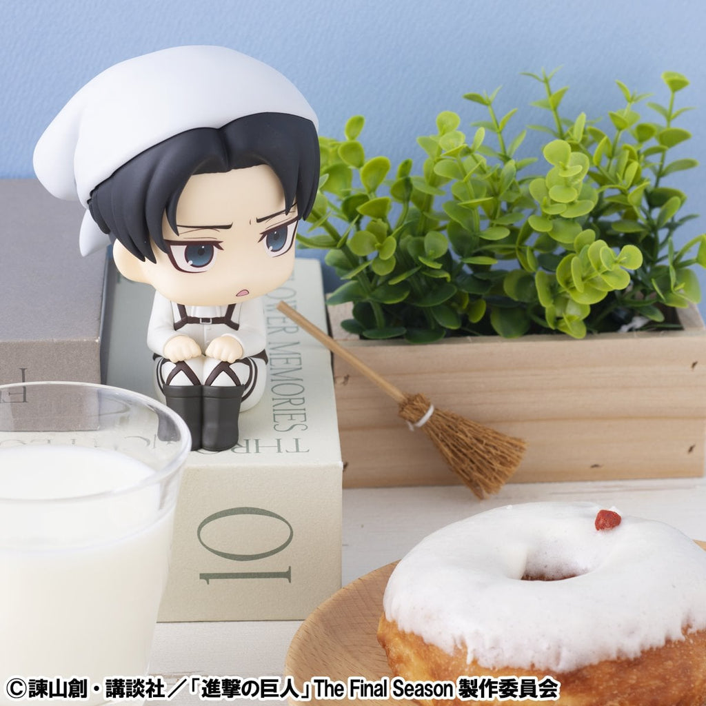 Attack on Titan Levi Cleaning Up Version Look Up Series Statue