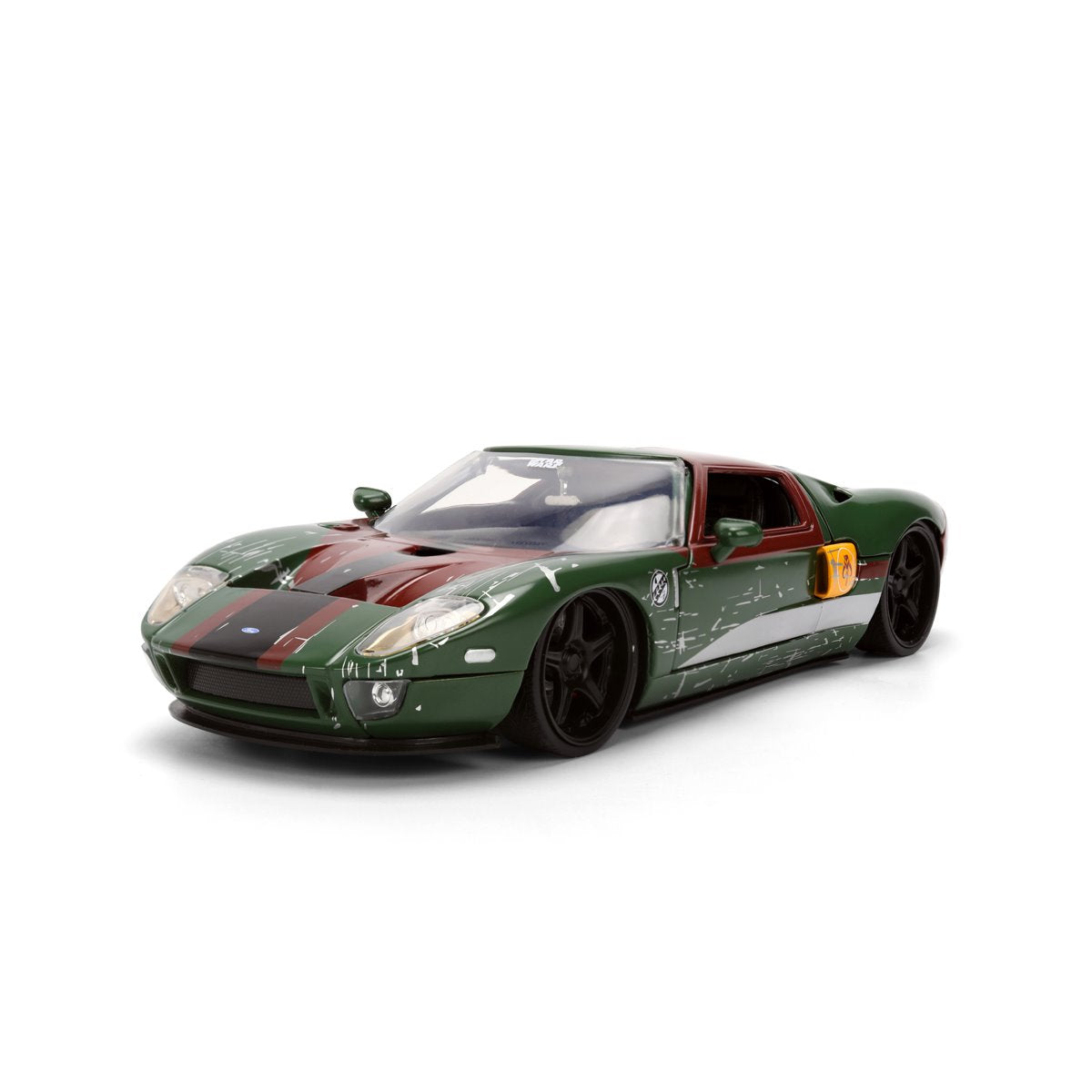 Hollywood Rides Star Wars 2005 Ford GT 1:24 Scale Die-Cast Metal Vehicle with Boba Fett Figure
