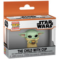 Star Wars: The Mandalorian The Child with Cup Funko Pocket Pop! Key Chain