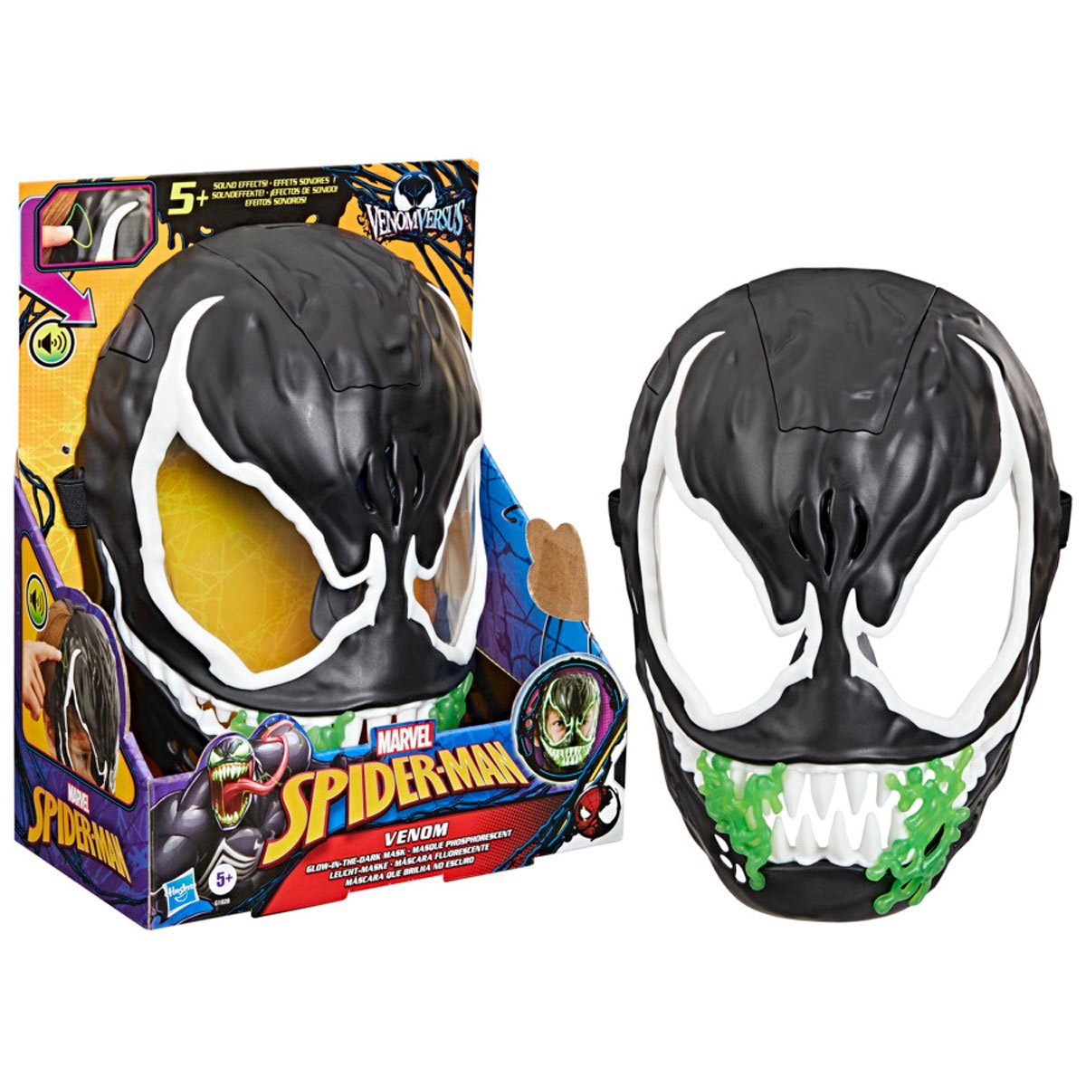 Spider-Man VenomVersus Venom Glow-In-The-Dark Mask